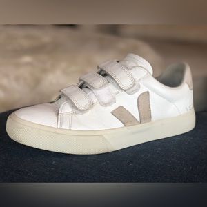 Veja Recife Logo Chromefree - extra white/sable - Size 9/40eu